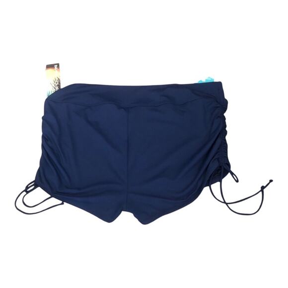 Beach House Plus Size Paloma Beach Solids Blake Adjustable Swim Short Navy 22W - Picture 3 of 16